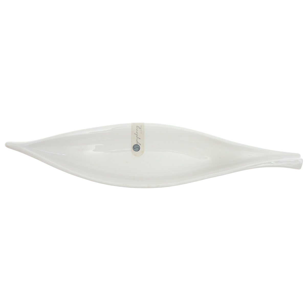 Twist Bowl 36.5 cm Symphony – Elegant White Ceramic Serving Bowlx` - Habitt