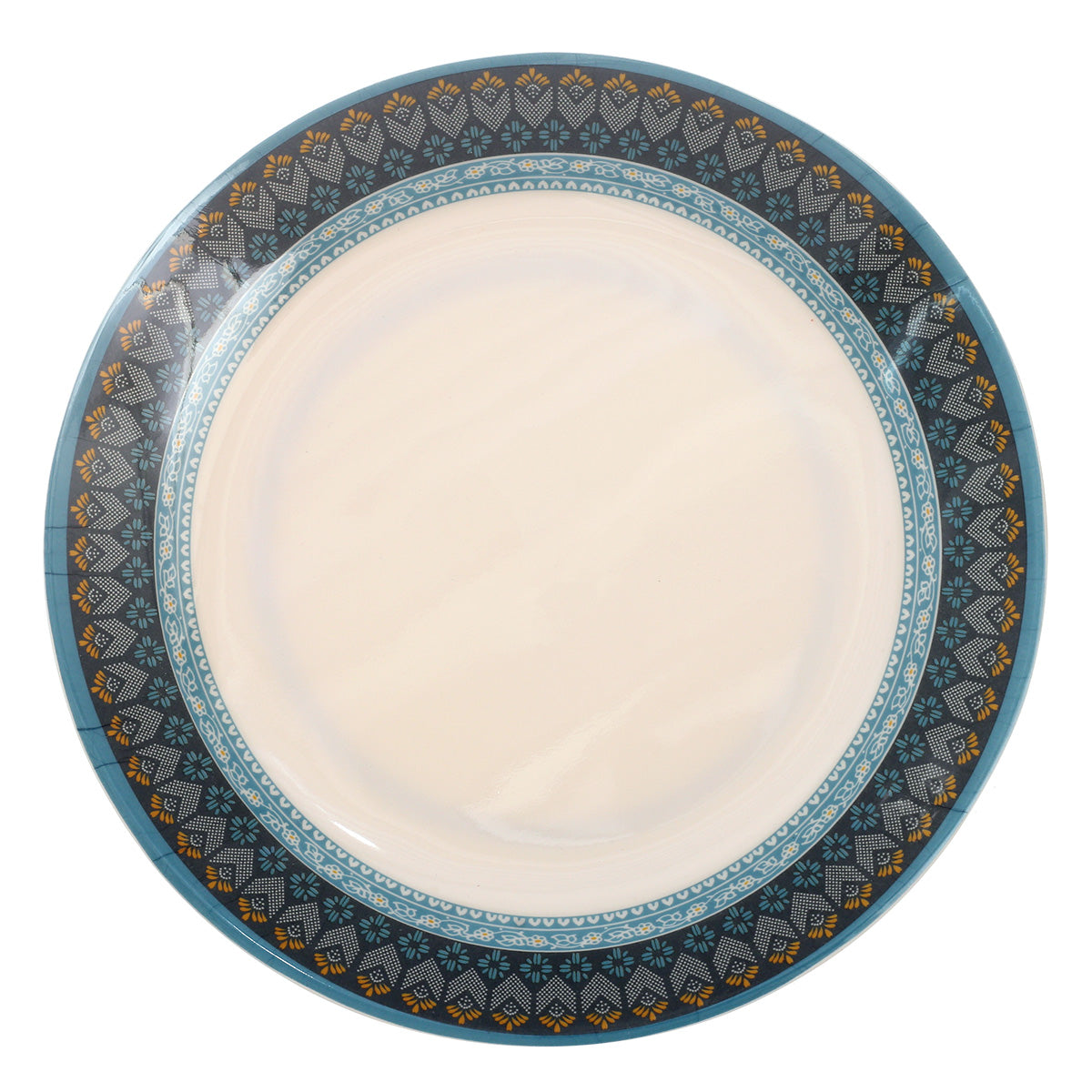 43PCS 8 Person Dinner Set Blue Mosaic - Habitt