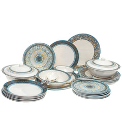 Dinner Set Blue Mosaic - Habitt