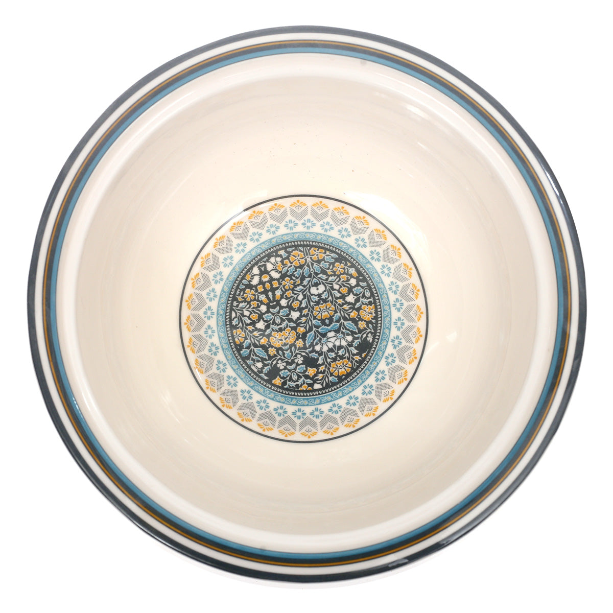 43PCS 8 Person Dinner Set Blue Mosaic - Habitt