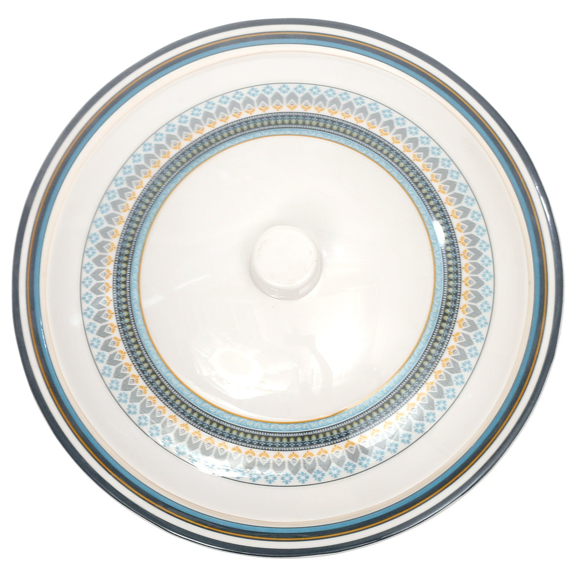 43PCS 8 Person Dinner Set Blue Mosaic - Habitt