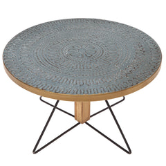 Cake Stand L Blue 13X13X8Inch HQ-013 - Habitt