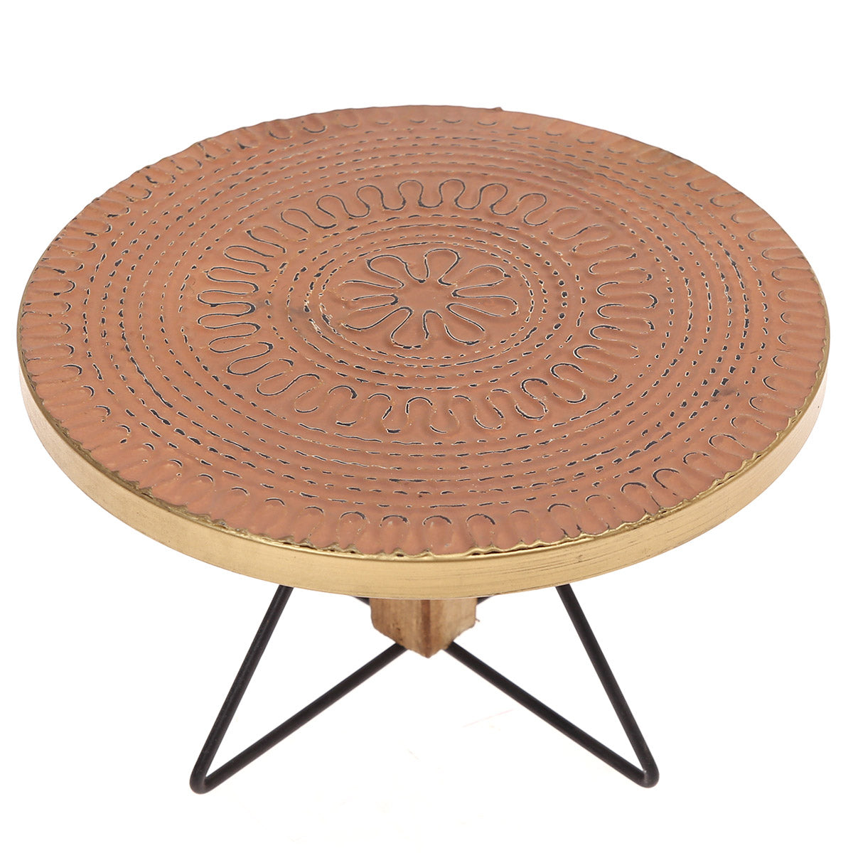 Cake Stand S Peach 10.5X10.5X6Inch HQ-011 - Habitt