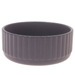 Ceramic Bowl Grey 6 X 6 X 2.5 Inch SD-007 - Habitt