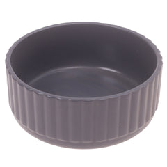 Ceramic Bowl Grey 6 X 6 X 2.5 Inch SD-007 - Habitt