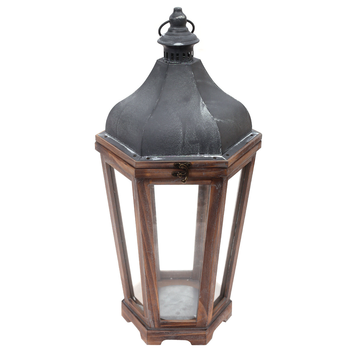 Floor Lantern Natural 11.3 X 11.3 X 23.5 Inch WL-005 - Habitt