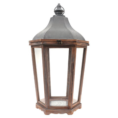 Floor Lantern Natural 15.6 X 15.6 X 30 Inch WL-005 - Habitt