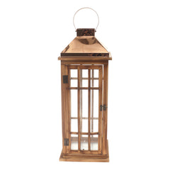 Floor Lantern Natural 8.6 X 8.6 X 23 Inch WL-004 - Habitt