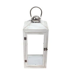 Floor Lantern White 6.2 X 6.2 X 16.8 Inch WL-007 - Habitt