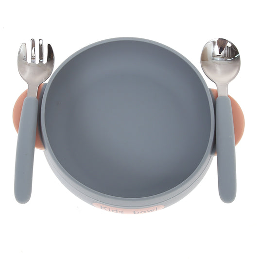 Kids Bowl Gray 6.5 X 1.5 X 8.5 Inch AS-010 - Habitt