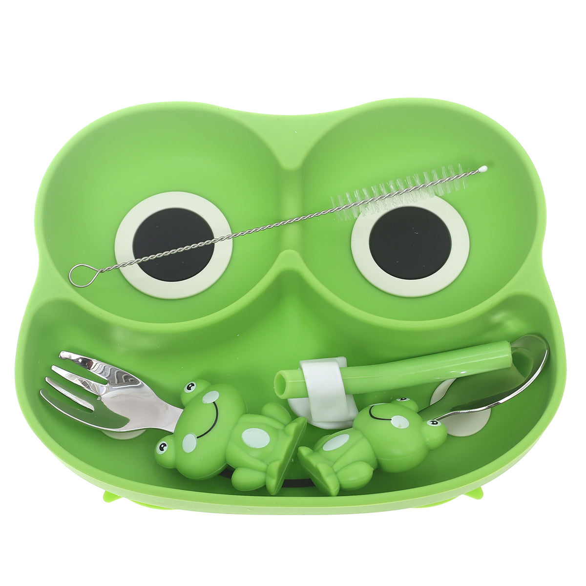 Kids Crockery Green 7.5 X 1.5 X 9 Inch AS-006 - Habitt