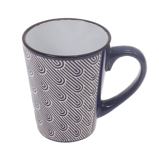 Mug Black & Blue 4 X 4 X 4 Inch MHT-011 - Habitt