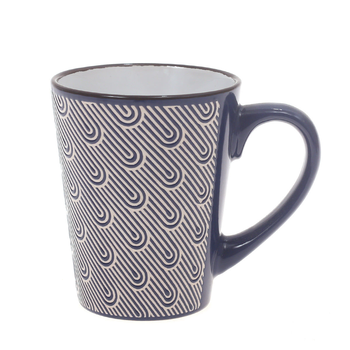 Mug Black & Blue 4 X 4 X 4 Inch MHT-011 - Habitt