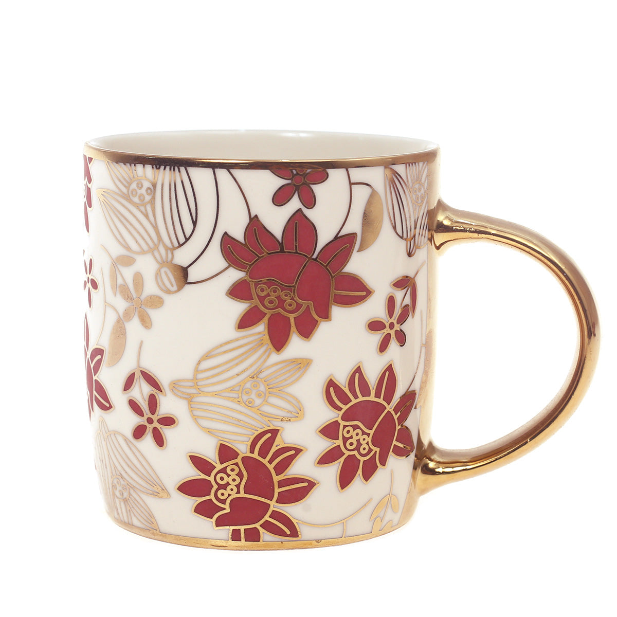 Mug Brown 4.35 X 4.35 X 3.5 Inch MHT-014 - Habitt