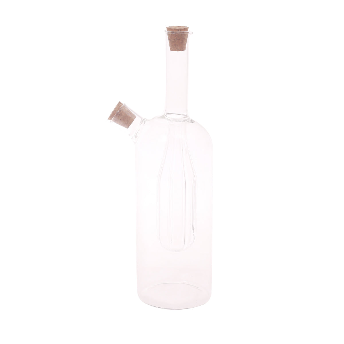 Oil Bottle Transparent 3.25 X 3.25 X 10.25 Inch JLX-016 - Habitt
