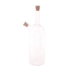 Oil Bottle Transparent 3.25 X 3.25 X 10.25 Inch JLX-016 - Habitt