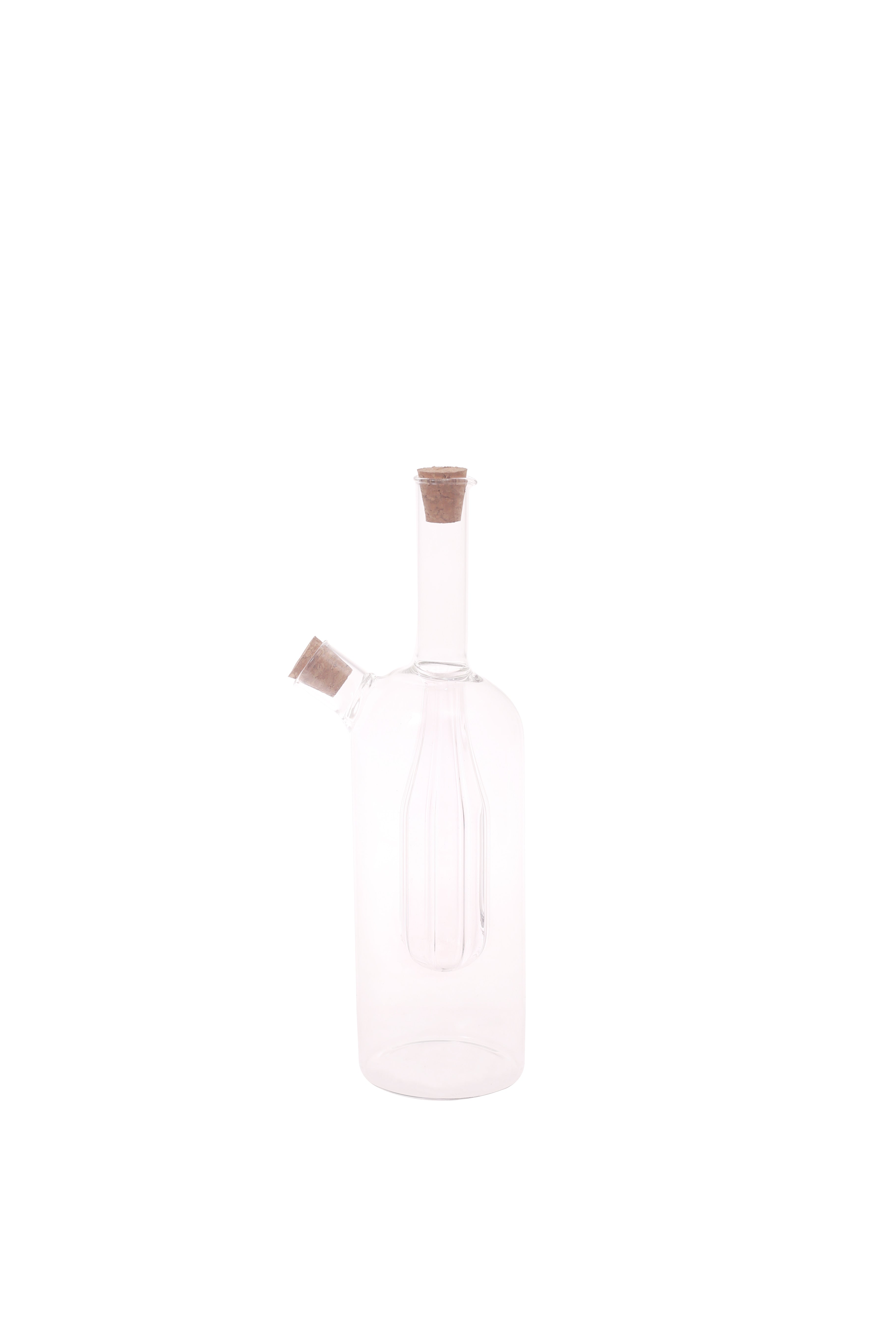 Oil Bottle Transparent 3.25 X 3.25 X 10.25 Inch JLX-016 - Habitt