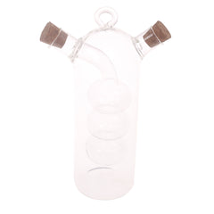 Oil Bottle Transparent 3.5 X 3.5 X 8 Inch JLX-017 - Habitt