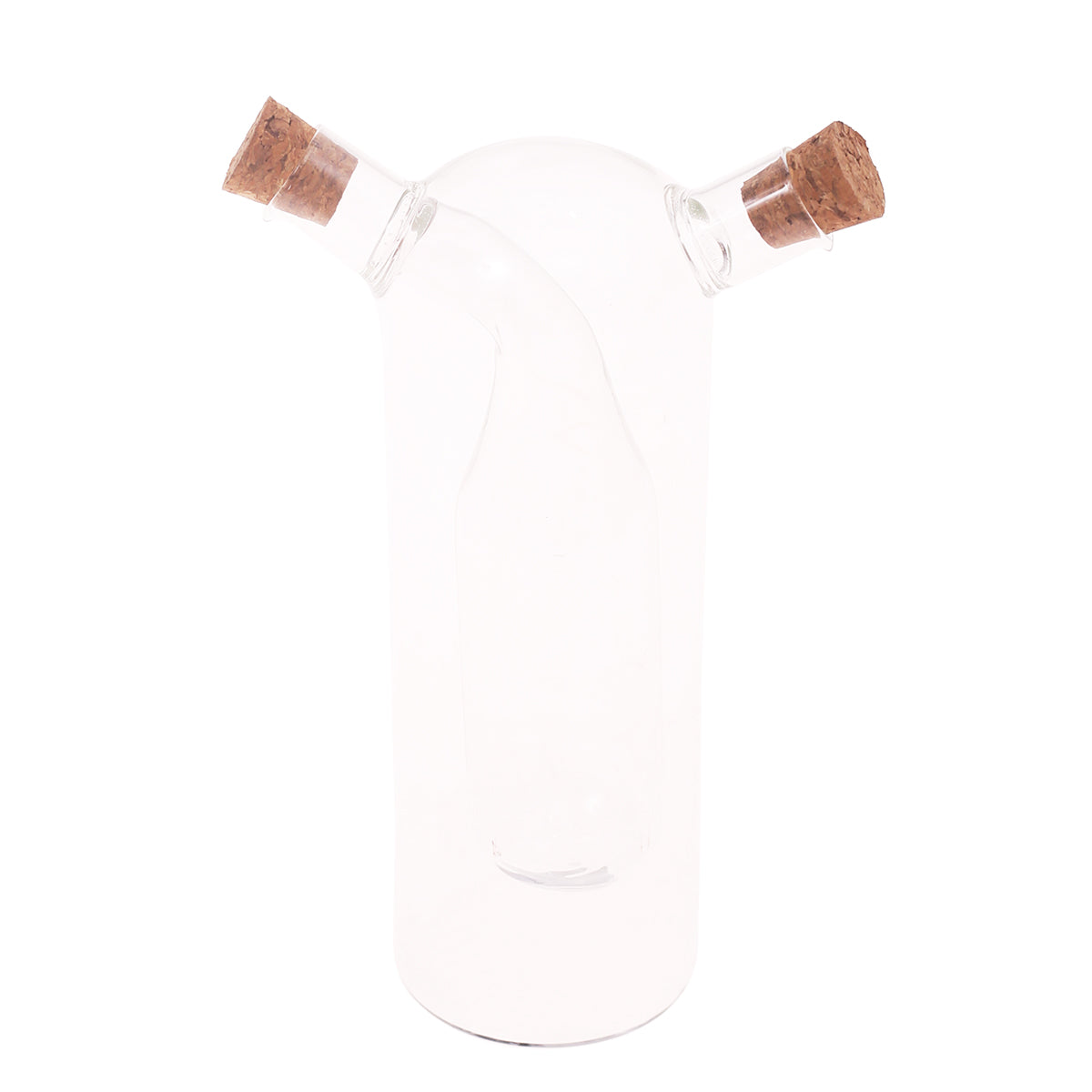 Oil Bottle Transparent 3.5 X 3.5 X 8 Inch JLX-017 - Habitt