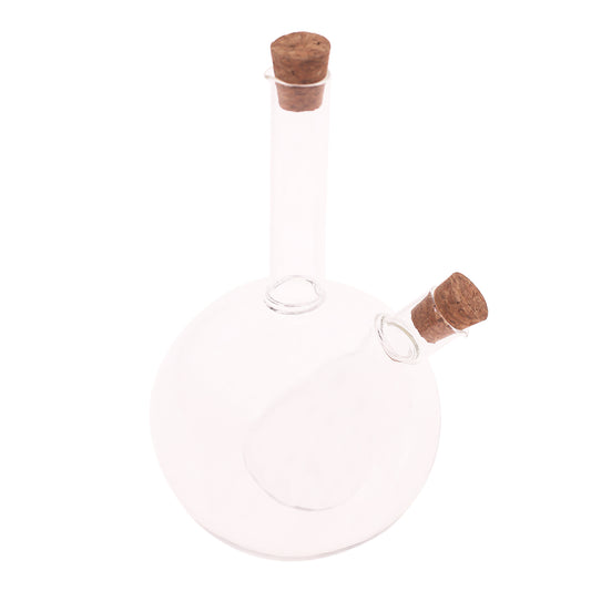 Oil Bottle Transparent 4 X 4 X 8.25 Inch JLX-015 - Habitt