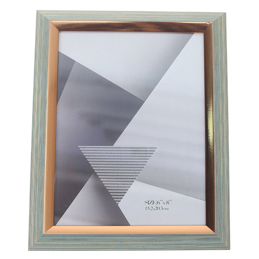 Photo Frame L Gold 7.5 X 0.5 X 9.5 Inch  YSBL-018 - Habitt