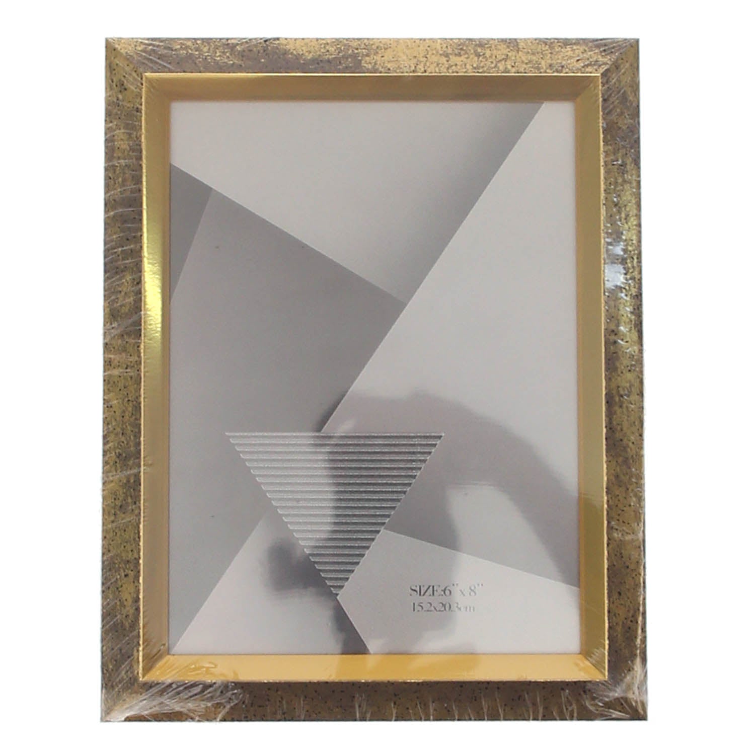 Photo Frame L Gold – (7.5 × 0.5 × 9.5 Inch) - Habitt