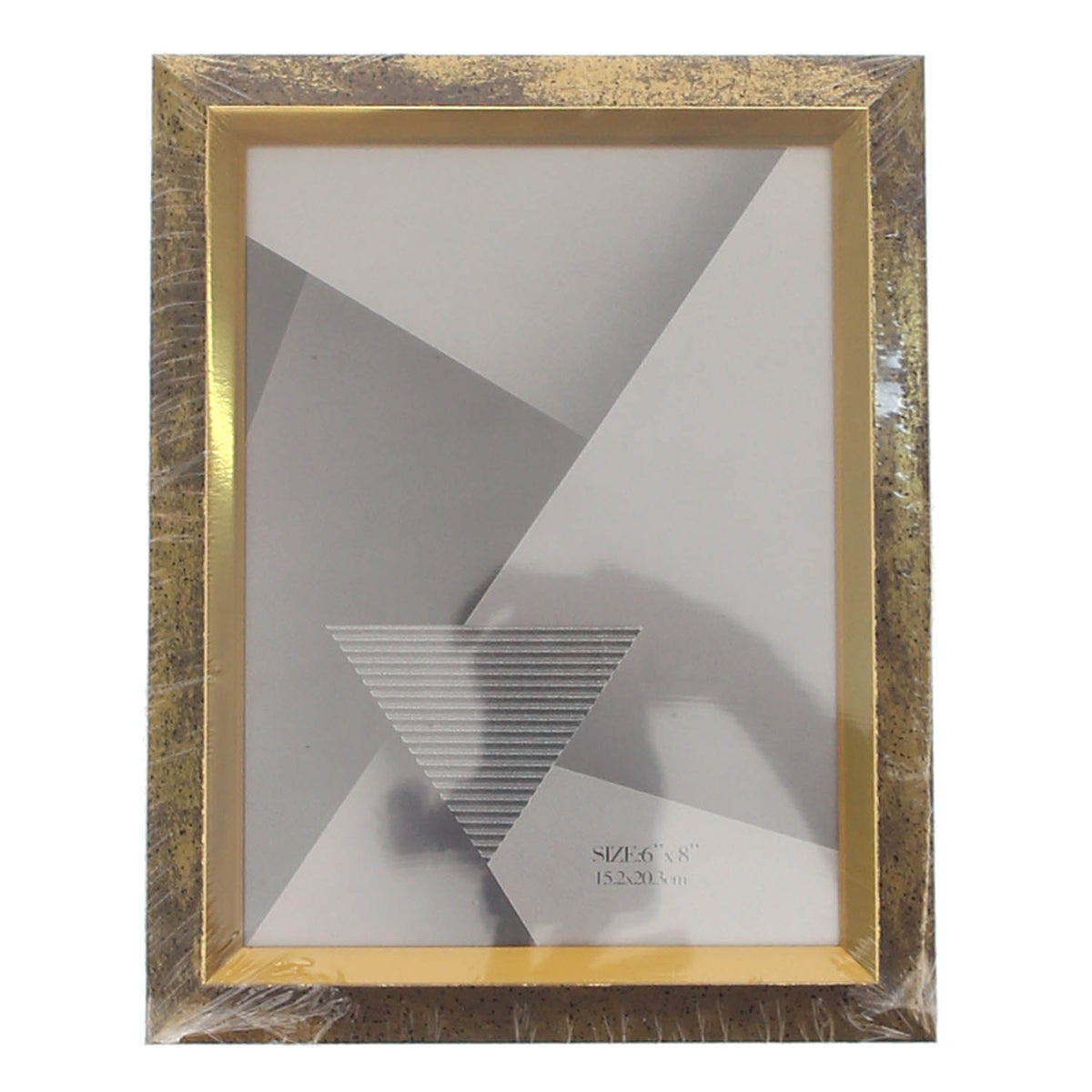Photo Frame L Gold – (7.5 × 0.5 × 9.5 Inch) - Habitt