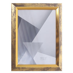 Photo Frame L Gold 7.5 X 0.5 X 9.5 Inch YSBL-015 - Habitt