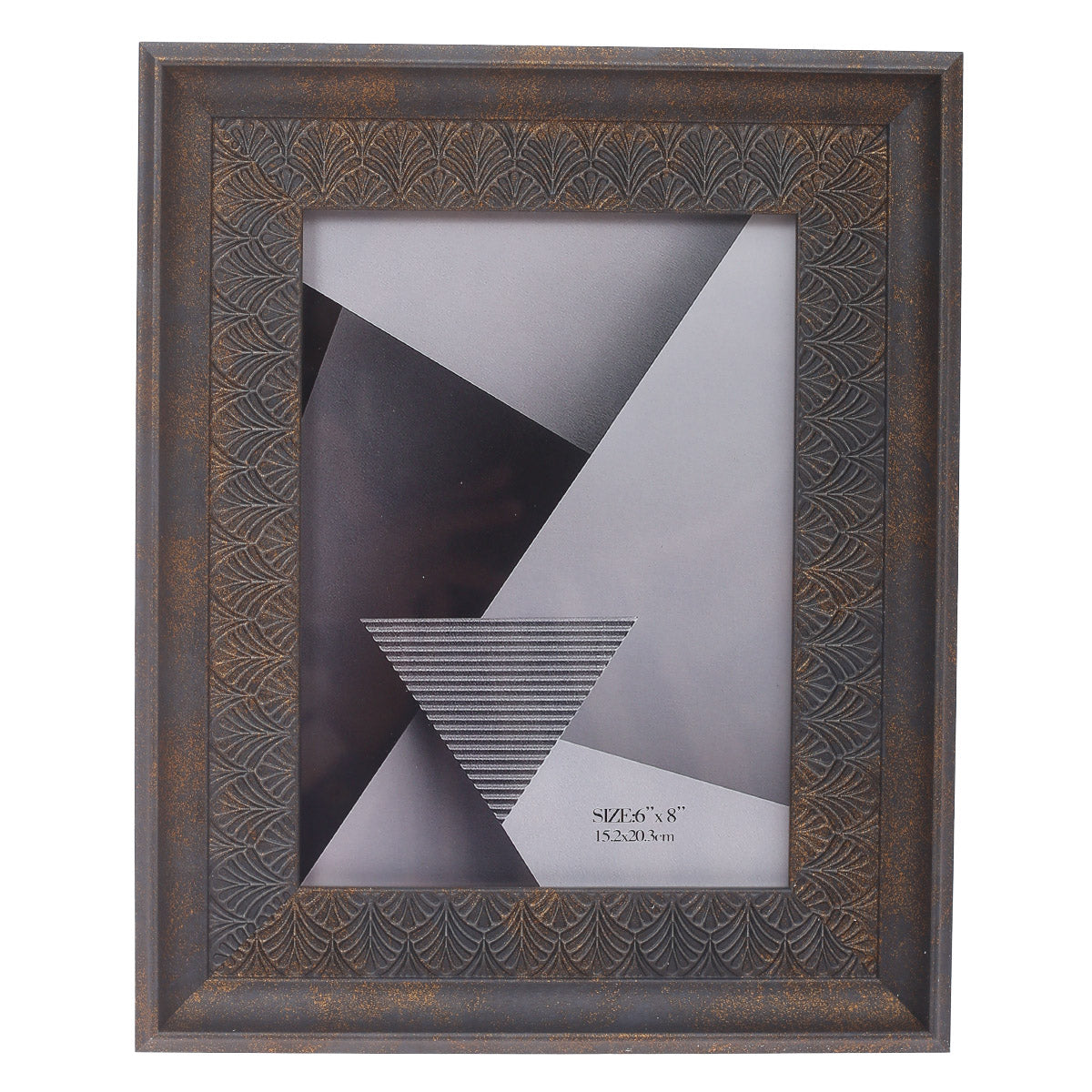 Photo Frame M Gold & Grey 8 X 1.2 X 10 Inch YSBL-005 - Habitt