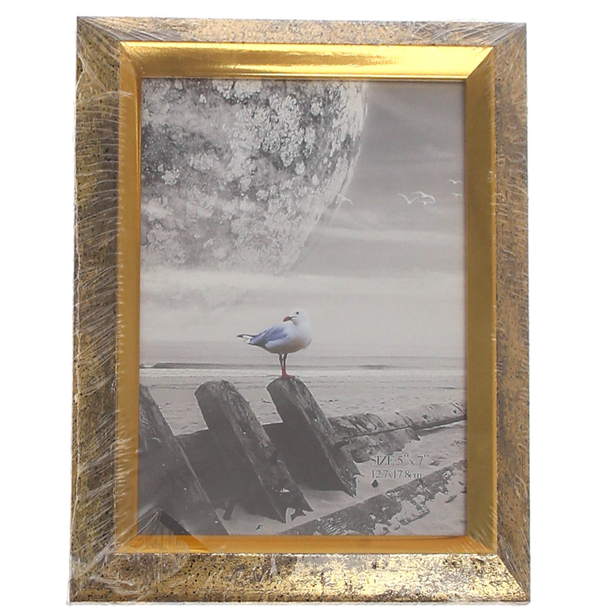 Photo Frame M Gold – YSBL-014 (6.5 × 1.5 × 8.5 Inch) - Habitt