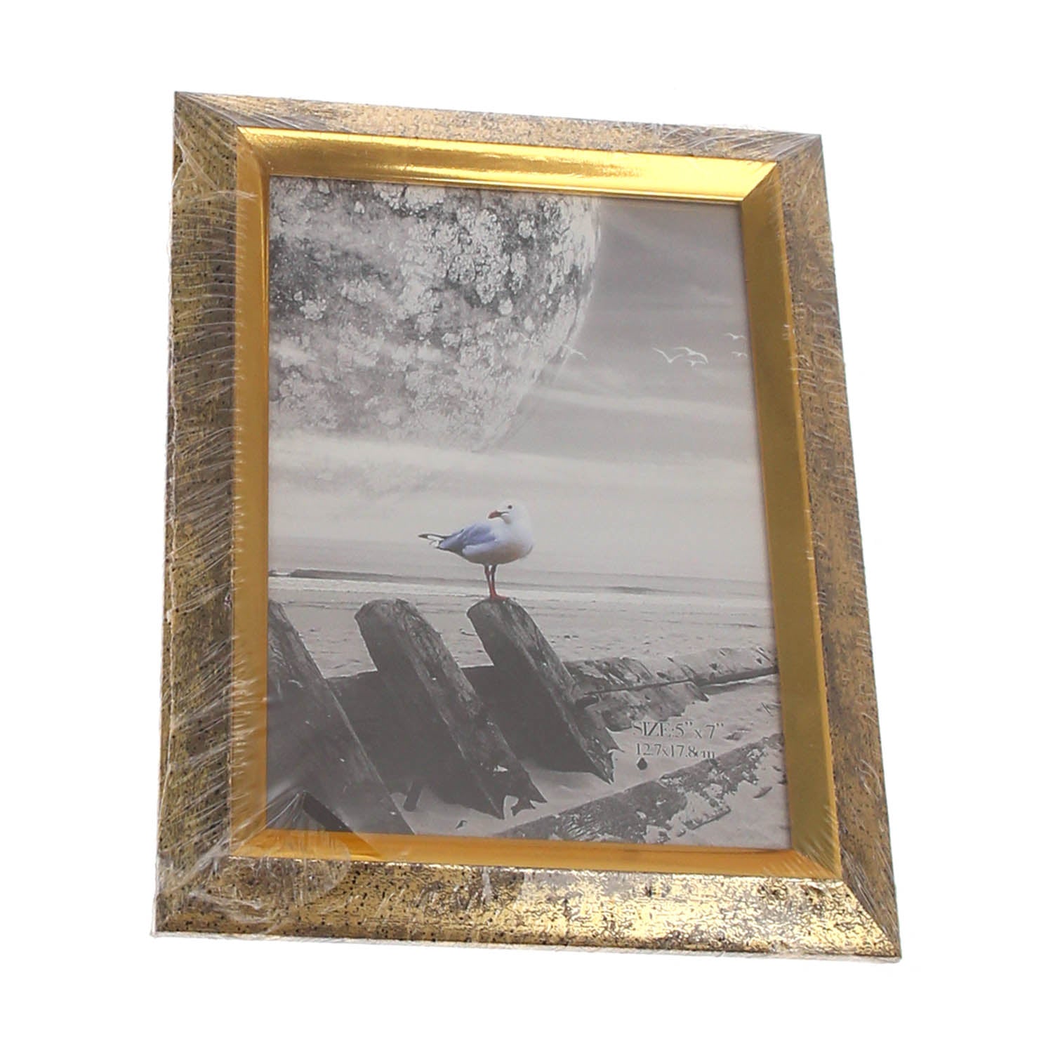Photo Frame M Gold – YSBL-014 (6.5 × 1.5 × 8.5 Inch) - Habitt