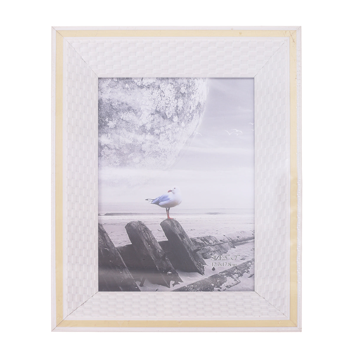 Photo Frame M White 7 X 1.3 X 9 Inch YSBL-002 - Habitt