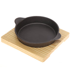 Sizzler Dish Black 7 X 7 X 2 Inch JLX-005 - Habitt