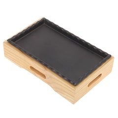 Sizzler Plate Black 11 X 7 X 3 Inch JLX-002 - Habitt