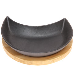 Sizzler Plate Black 5 X 8 X 2 Inch JLX-009 - Habitt