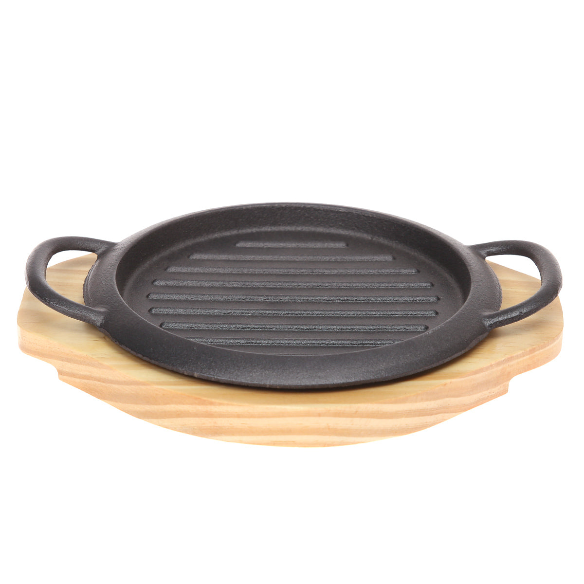 Sizzler Plate Black 9.25 X 8 X 1 Inch JLX-007 - Habitt