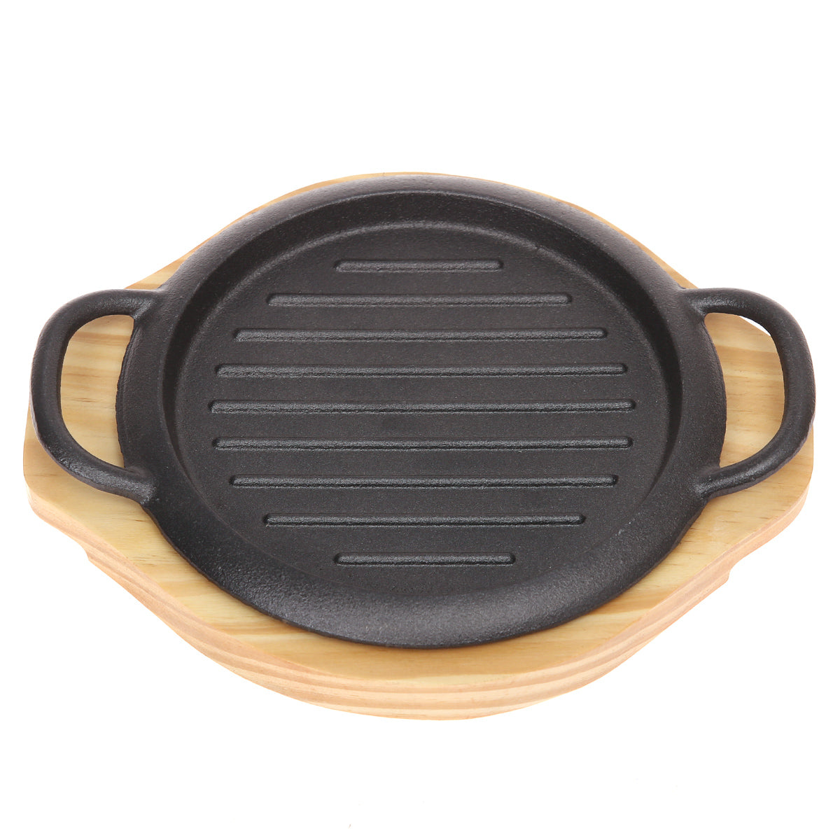 Sizzler Plate Black 9.25 X 8 X 1 Inch JLX-007 - Habitt