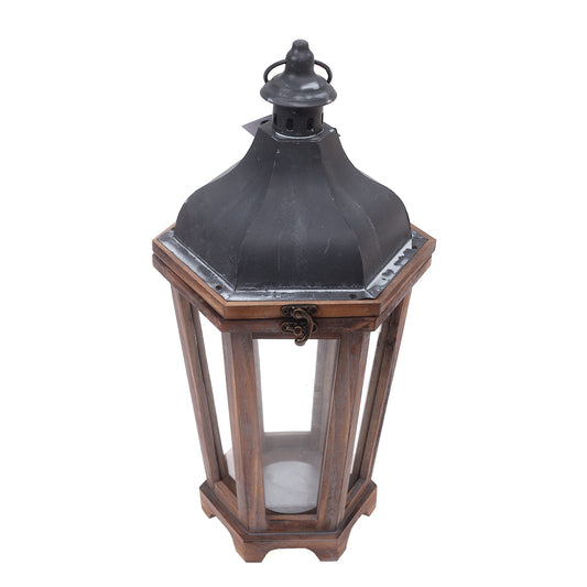 Table Lantern Natural 11.3 X 11.3 X 23.5 Inch WL-005 - Habitt
