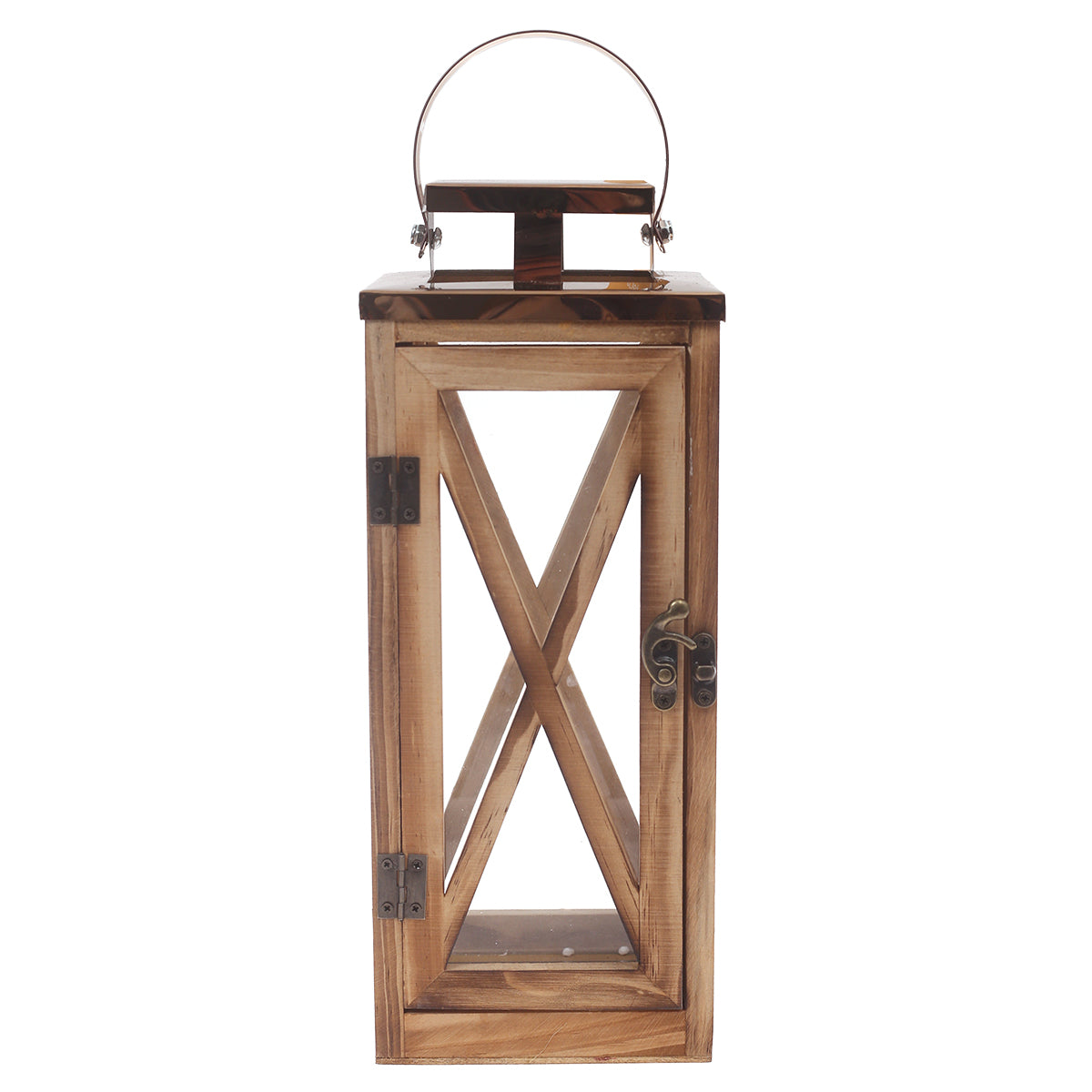 Table Lantern Natural 5 X 5 12.5 Inch WL-003 - Habitt