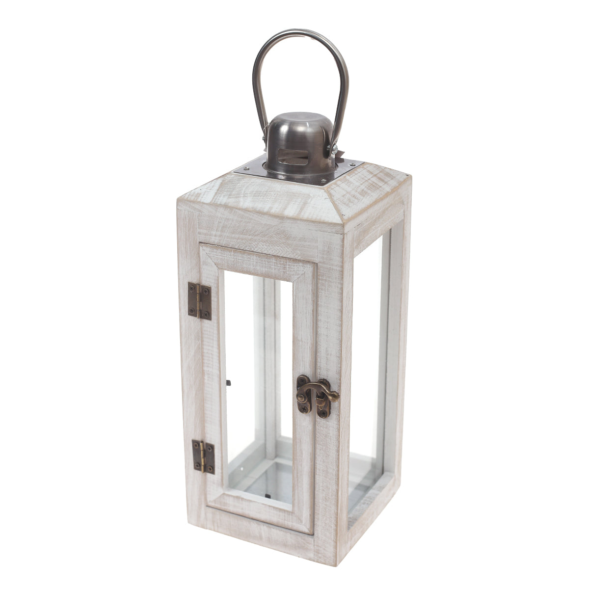 Table Lantern White 6.2 X 6.2 X 15 Inch WL-007 - Habitt