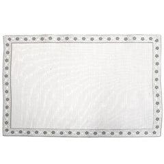 Floral Silver Mat 13x19" - Habitt