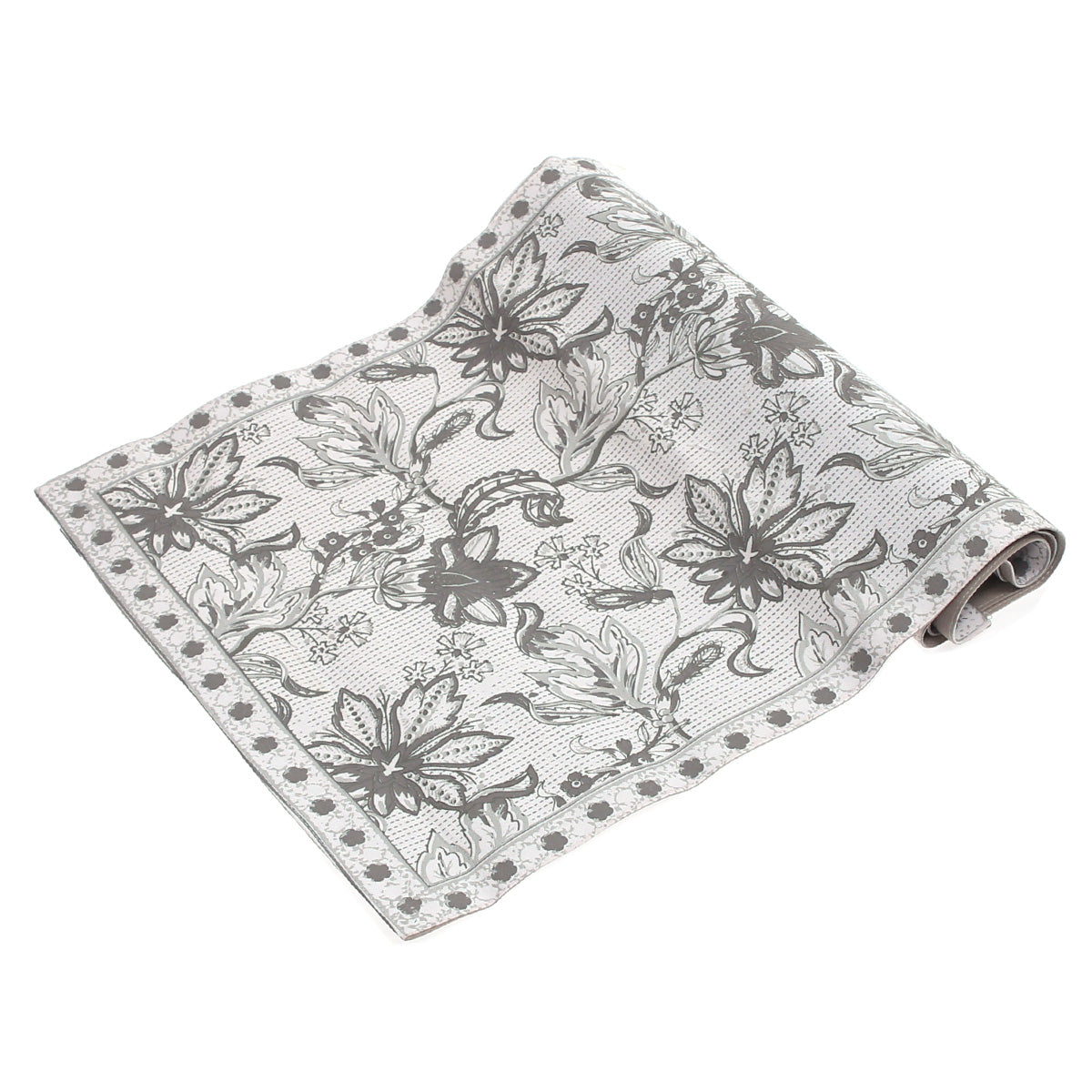 Floral Silver Runner 14x45" - Habitt