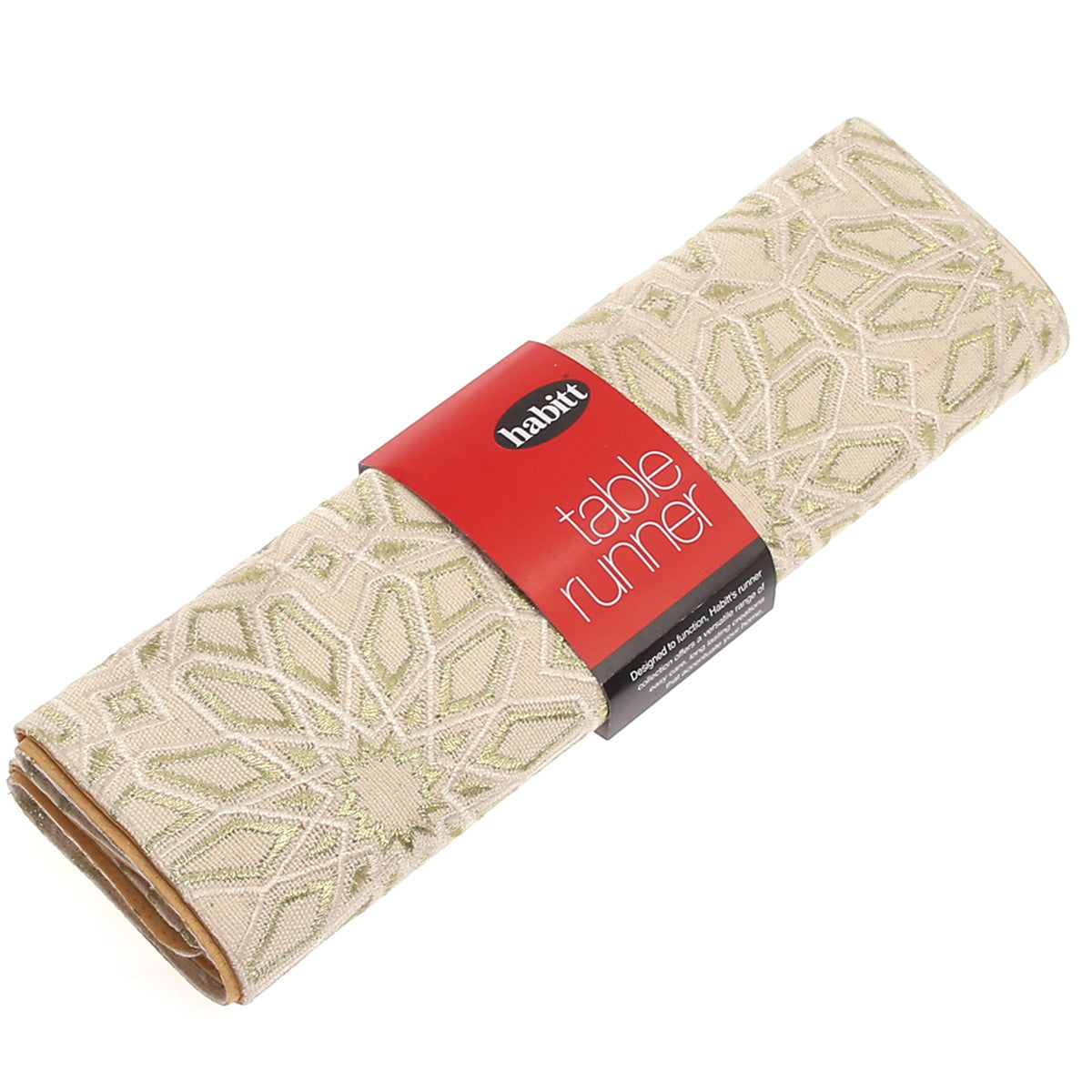Gold Geometric Runner 14x45" - Habitt