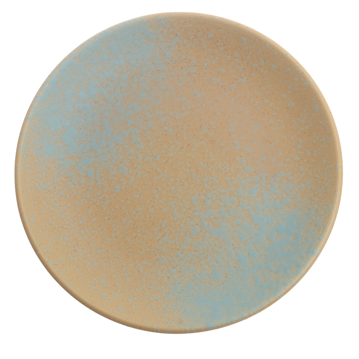Quarter Plate Brown & Blue 8 Inch Hc19 - Habitt
