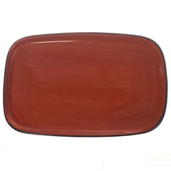 Rectangle Platter Brown 10 X 6.5 Inch Yll-46 - Habitt