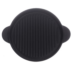 Round Platter Black 8 Inch Yll-15 - Habitt