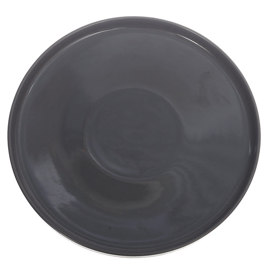 Round Platter Dark Grey 10.5 Inch Yll-97 - Habitt