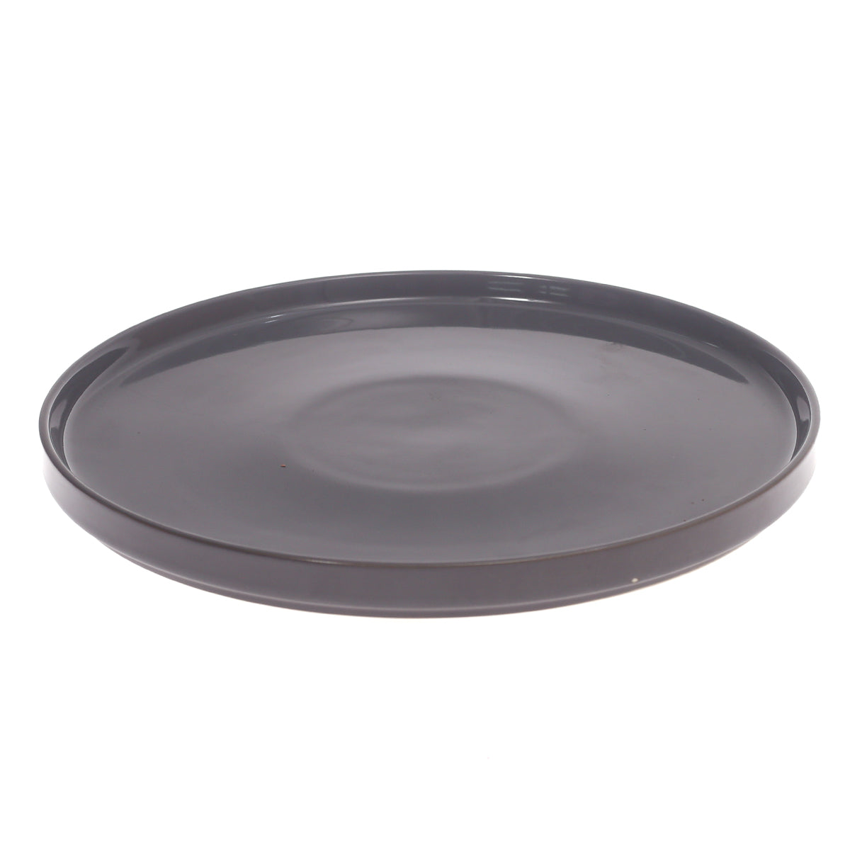 Round Platter Dark Grey 10.5 Inch Yll-97 - Habitt