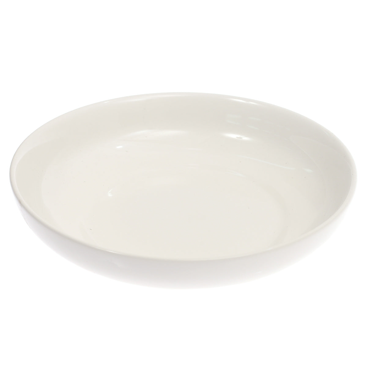 Serving Flat Bowl White 9 Inch Yll-96 - Habitt