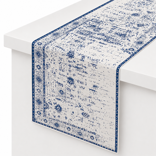 Busk Blue Table Runner – 14 x 72 Inches